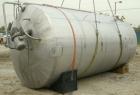 Used DCI tank, 4500 gallon, 304 stainless steel, jacketed. 89 1/4