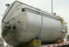 Used DCI tank, 4500 gallon, 304 stainless steel, jacketed. 89 1/4