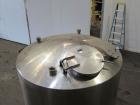 Used Tank, 1000 Gallon, 304 Stainless Steel, Vertical. 66