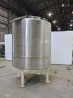 Used Tank, 1000 Gallon, 304 Stainless Steel, Vertical. 66