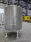 Used Tank, 1000 Gallon, 304 Stainless Steel, Vertical. 66