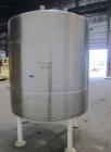 Used Tank, 1000 Gallon, 304 Stainless Steel, Vertical. 66