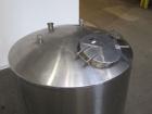 Used Tank, 1000 Gallon, 304 Stainless Steel, Vertical. 66