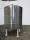 Used Tank, 1000 Gallon, 304 Stainless Steel, Vertical. 66