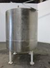 Used Tank, 1000 Gallon, 304 Stainless Steel, Vertical. 66