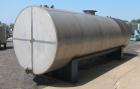 Used Tank, 4900 Gallon, 304 Stainless Steel, Horizontal. 78
