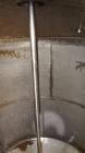 Used Tank, 1500 Gallon, 316 Stainless Steel, Vertical. Approximate 76