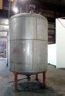 Used Chuck Gurdin Inc. Pressure Tank, 1800 Gallon, 304 Stainless Steel, Vertical. Approximate 76
