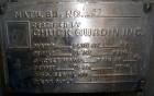 Used Chuck Gurdin Inc. Pressure Tank, 1800 Gallon, 304 Stainless Steel, Vertical. Approximate 76