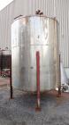 Used Tank, 4000 Gallon, 316 Stainless Steel, Vertical. Approximate 102