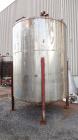 Used- Tank, 4000 Gallon, 316 Stainless Steel, Vertical. Approximate 102