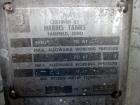 Used Harris Tanks Pressure Tank, 4500 Gallon, 316L Stainless Steel, Horizontal. 72