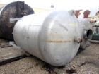 Used Harris Tanks Pressure Tank, 1000 Gallon, 304L Stainless Steel, Vertical.  60” Diameter x 72” straight side, dished top and bottom.  Internal rated 50 psi at -20 to 95 degrees F.  Openings: top 2...
