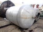 Used- Harris Tanks Pressure Tank, 1000 Gallon, 304L Stainless Steel, Vertical.  60” Diameter x 72” straight side, dished top...