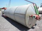 Used Par Piping & Fabrication Tank, 3500 Gallon, 304 Stainless Steel, Vertical. 72