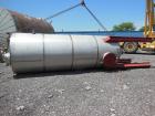 Used Par Piping & Fabrication Tank, 3500 Gallon, 304 Stainless Steel, Vertical. 72