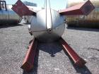 Used Par Piping & Fabrication Tank, 3500 Gallon, 304 Stainless Steel, Vertical. 72