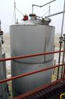 Used Par Piping & Fabrication Tank, 3500 Gallon, 304 Stainless Steel, Vertical. 72