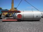 Used Par Piping & Fabrication Tank, 2500 Gallon, 321 Stainless Steel, Vertical. 72