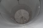 Used Par Piping & Fabrication Tank, 2500 Gallon, 321 Stainless Steel, Vertical. 72