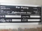 Used Par Piping & Fabrication Tank, 2500 Gallon, 321 Stainless Steel, Vertical. 72