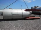 Used Par Piping & Fabrication Tank, 2500 Gallon, 321 Stainless Steel, Vertical. 72