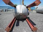 Used Par Piping & Fabrication Tank, 2500 Gallon, 321 Stainless Steel, Vertical. 72