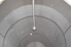Used Par Piping & Fabrication Tank, 2500 Gallon, 321 Stainless Steel, Vertical. 72