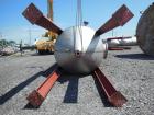 Used Par Piping & Fabrication Tank, 2500 Gallon, 321 Stainless Steel, Vertical. 72
