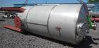 Used- Par Piping & Fabrication Tank, 2500 Gallon, 321 Stainless Steel, Vertical. 72