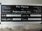 Used Par Piping & Fabrication Tank, 2500 Gallon, 321 Stainless Steel, Vertical. 72
