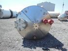Used Par Piping & Fabrication Tank, 2500 Gallon, 321 Stainless Steel, Vertical. 72