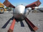 Used Par Piping & Fabrication Tank, 2500 Gallon, 321 Stainless Steel, Vertical. 72