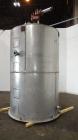 Used Tank, 2300 Gallons, 304 Stainless Steel, Vertical. Approximately 76