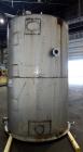 Used- Tank, 2300 Gallons, 304 Stainless Steel, Vertical. Approximately 76