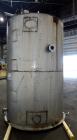 Used Tank, 2300 Gallons, 304 Stainless Steel, Vertical. Approximately 76