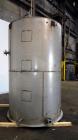 Used- Tank, 2300 Gallons, 304 Stainless Steel, Vertical. Approximately 76