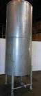 Used Tank, 1100 Gallon, 304 Stainless Steel, Verical. 52