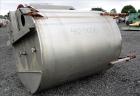 Used Tank, 1300 Gallon, 304 Stainless Steel, Vertical. Approximately 68