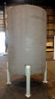 Used 1244 Gallon, 316 Stainless Steel Tank. Approximately 65