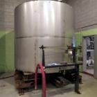 Used- Tank, Approximate 3,500 Gallon, Stainless Steel, Vertical.