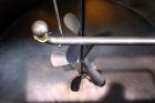 Used Tank, Approximately 2000 Gallons, 304 Stainless Steel, Vertical. Approximately 90