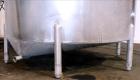 Used Tank, Approximately 2000 Gallons, 304 Stainless Steel, Vertical. Approximately 90