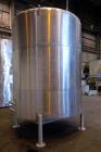 Used Tank, 3500 Gallon, 304 Stainless Steel, Vertical. 96