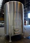 Used Tank, 3500 Gallon, 304 Stainless Steel, Vertical. 96