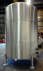 Used Tank, 3500 Gallon, 304 Stainless Steel, Vertical. 96
