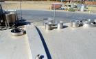 Used Tank, 1400 Gallon, Stainless Steel, Horizontal. 66