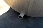 Used Tank, 1400 Gallon, Stainless Steel, Horizontal. 66