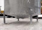 Used- Bright Sheet Metal Tank, Approximately 4,000 Gallon, 304 Stainless Steel, Vertical. 100