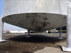 Used Bright Sheet Metal Tank, Approximately 4,000 Gallon, 304 Stainless Steel, Vertical. 100